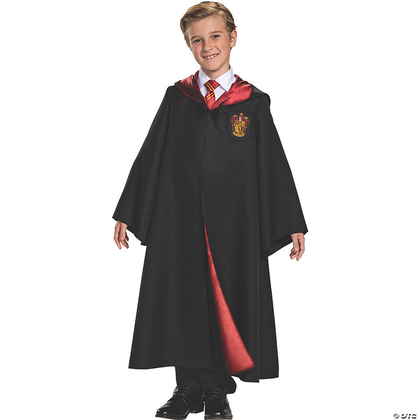 Kids Deluxe Harry Potter Gryffindor Robe - Large 10-12 Image
