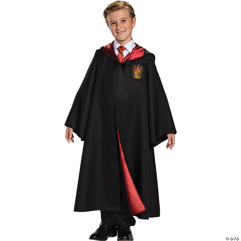 Kids Deluxe Harry Potter Gryffindor Robe - Medium 7-8 Image