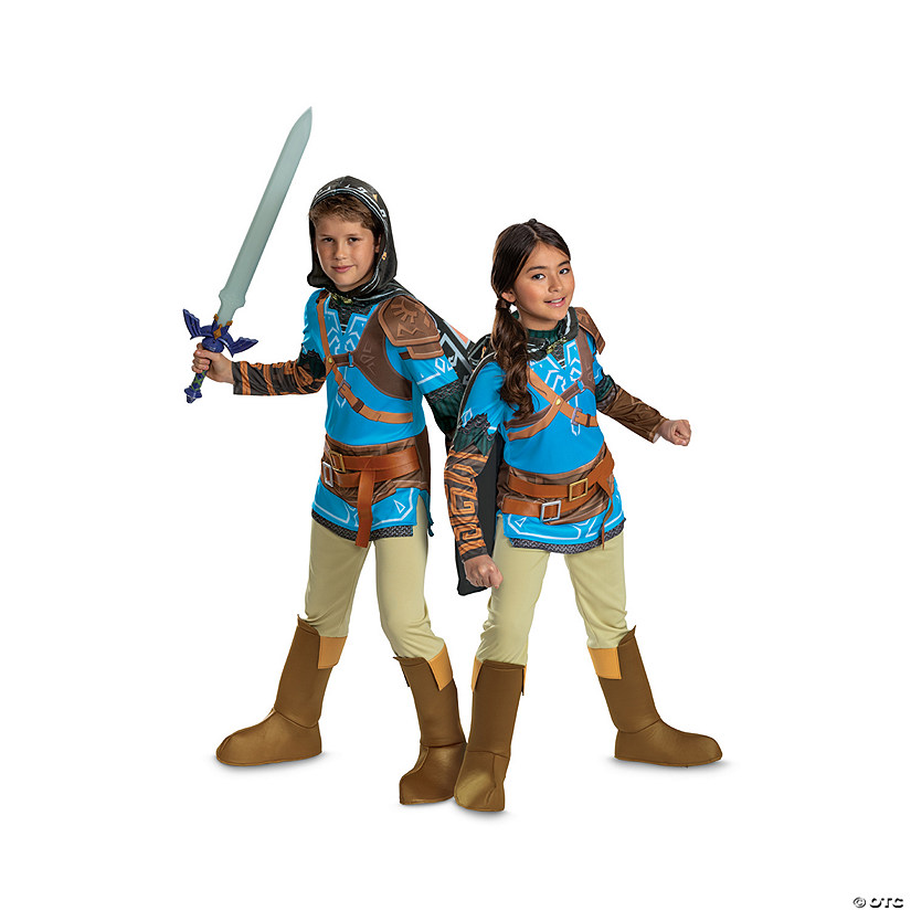 Kids Deluxe Legend of Zelda: Tears of The Kingdom&amp;#8482; Link Costume - Large 10-12 Image