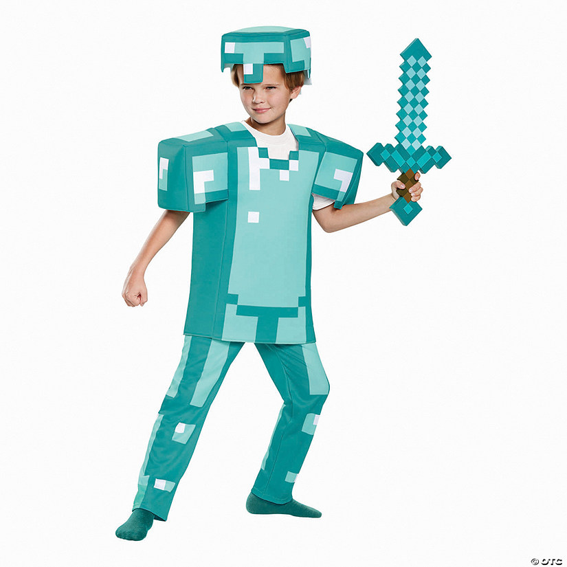 Kids Deluxe Minecraft Armor Costume - Medium Image