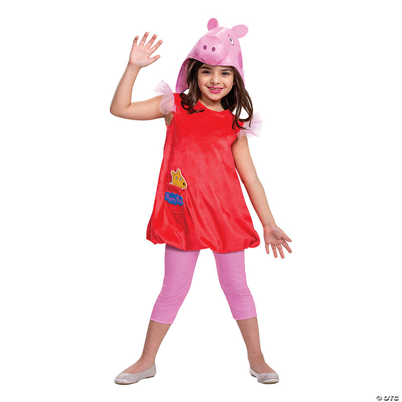 Kids Deluxe Peppa Pig Costume Image