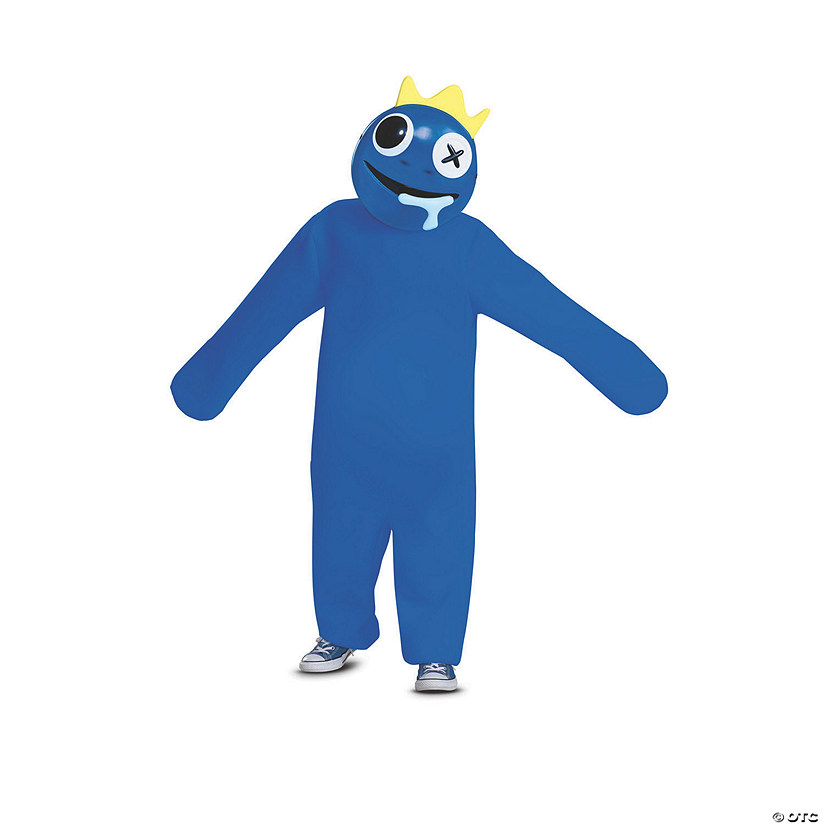 Kids Deluxe Rainbow Friends Blue Costume Image