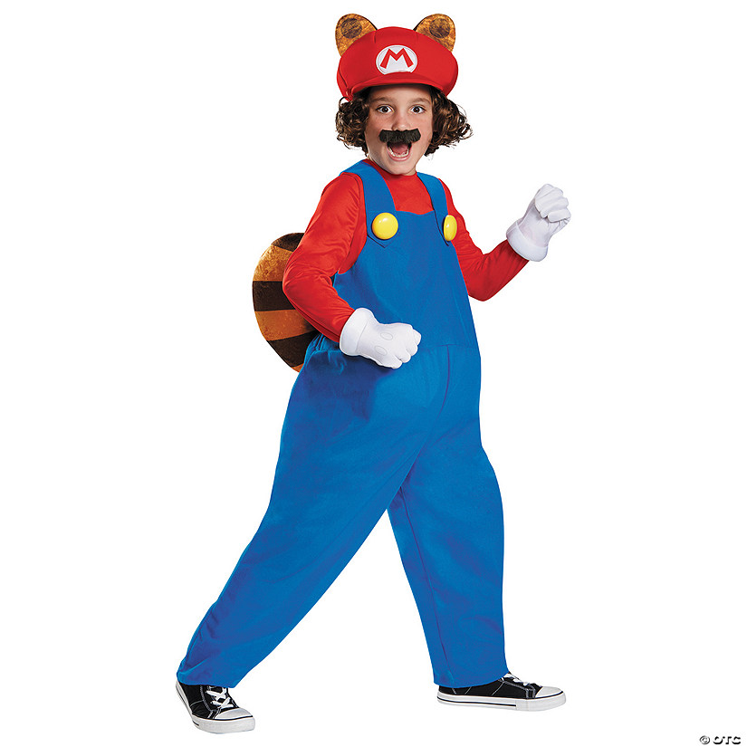 Kids Deluxe Super Mario Bros.&#8482; Raccoon Costume Image