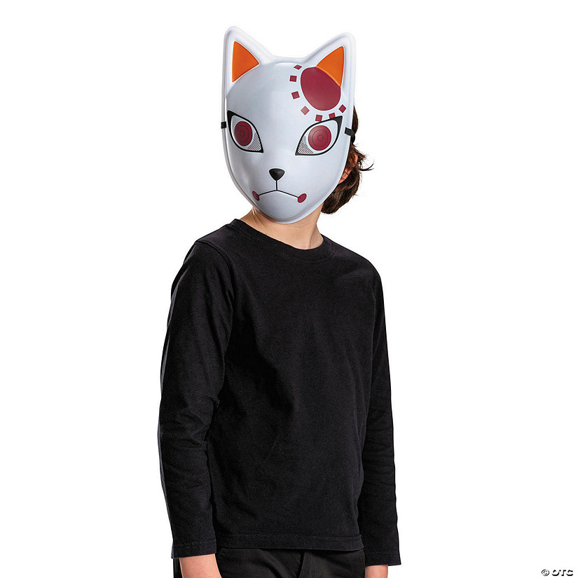 Kids Demon Slayer: Kimetsu no Yaiba&amp;#8482; Tanjiro Kamado Fox Warding Mask Image