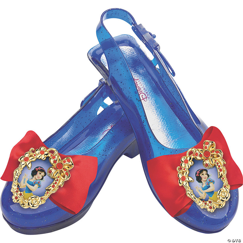 Kid's Disney's Snow White and the Seven Dwarfs Snow White Blue Sparkle Jelly Shoes Image