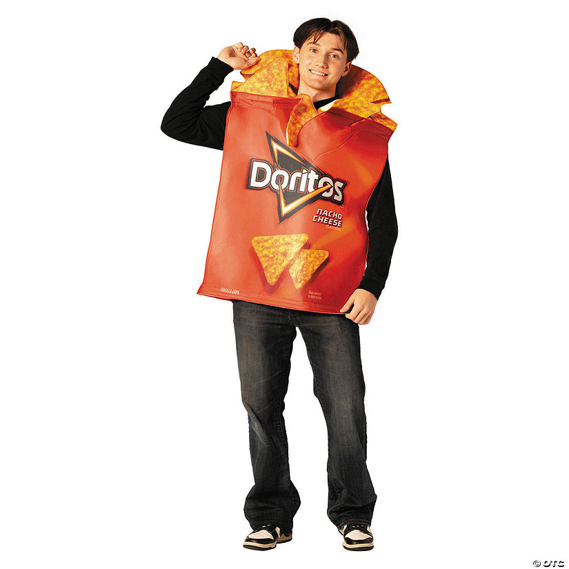 Kids Doritos&amp;#8482; Nacho Cheese Bag with Chips Tunic Costume - Extra Large 14-16 Image