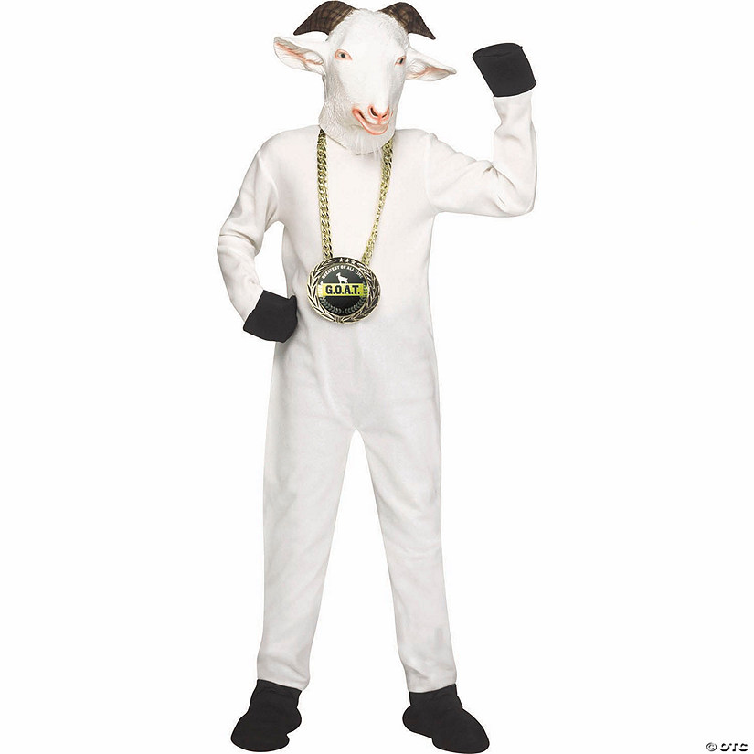 Kids E-Z G.O.A.T. Jumpsuit Costume - One Size Image