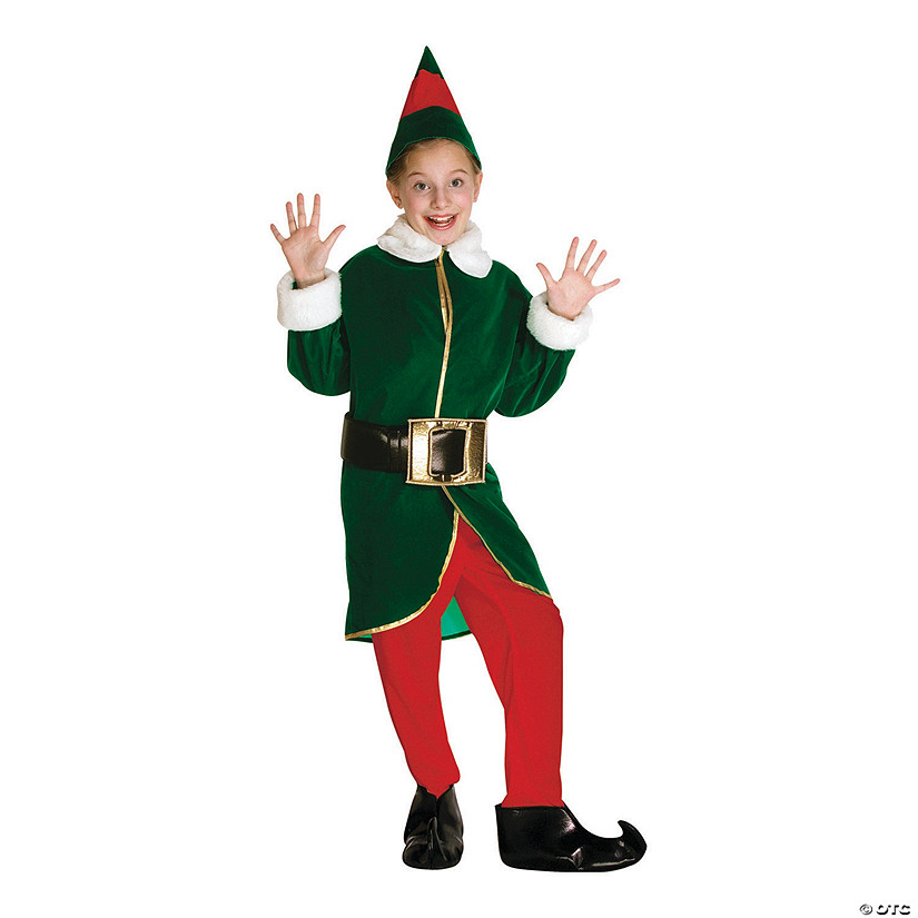 Kid's Elf Costume Medium Halloween Express
