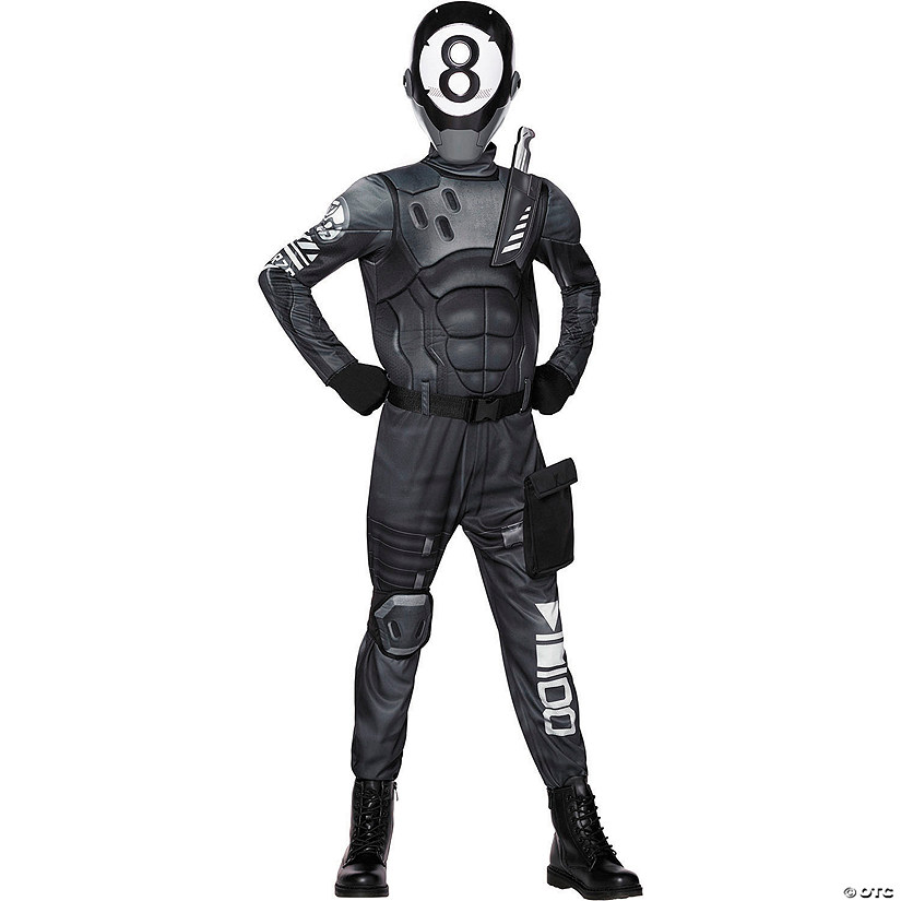 Kids Fortnite&amp;#8482; 8-Ball Jumpsuit Costume - Small 4-6 Image