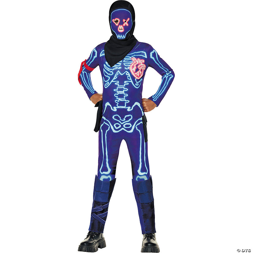 Kids Fortnite Polyester Jumpsuit Party Trooper Costume Image