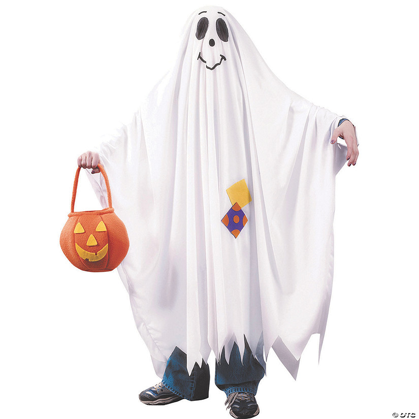 Kid's Friendly Ghost Costume - Medium Image
