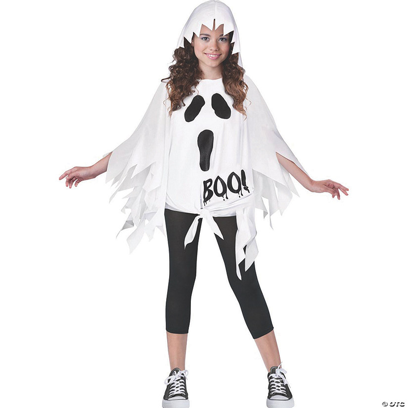 Kids Ghost Poncho Image
