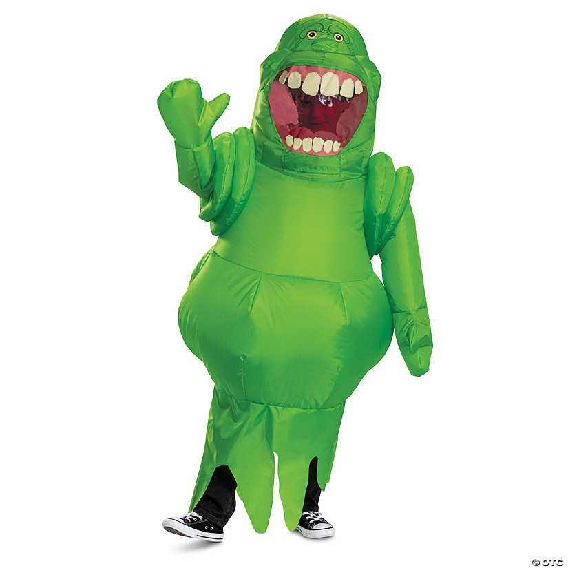 Kids Ghostbusters: Frozen Empire&amp;#8482; Slimer Inflatable Costume Image