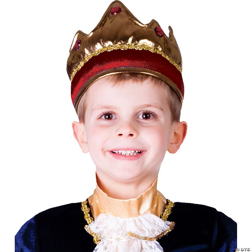 Kids Gold &amp; Red Crown Image