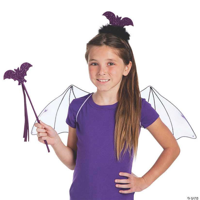 Kids&#8217; Halloween Bat Accessory Set - 3 Pc. Image