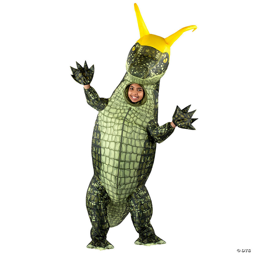 Kids Inflatable Marvel Loki&amp;#8482; Alligator Loki Costume - One Size Image