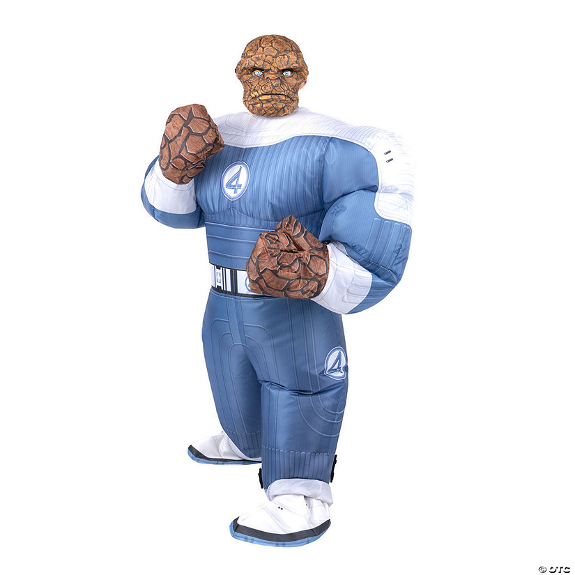 Kids Inflatable Marvel The Fantastic Four: First Steps&amp;#8482; The Thing Jumpsuit Costume Image