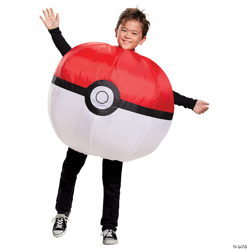 Kids Inflatable Pok&amp;#233;mon Pok&amp;#233; Ball Costume - One Size Image