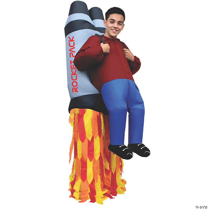 Kids Inflatable Rocket Ship Costume Image
