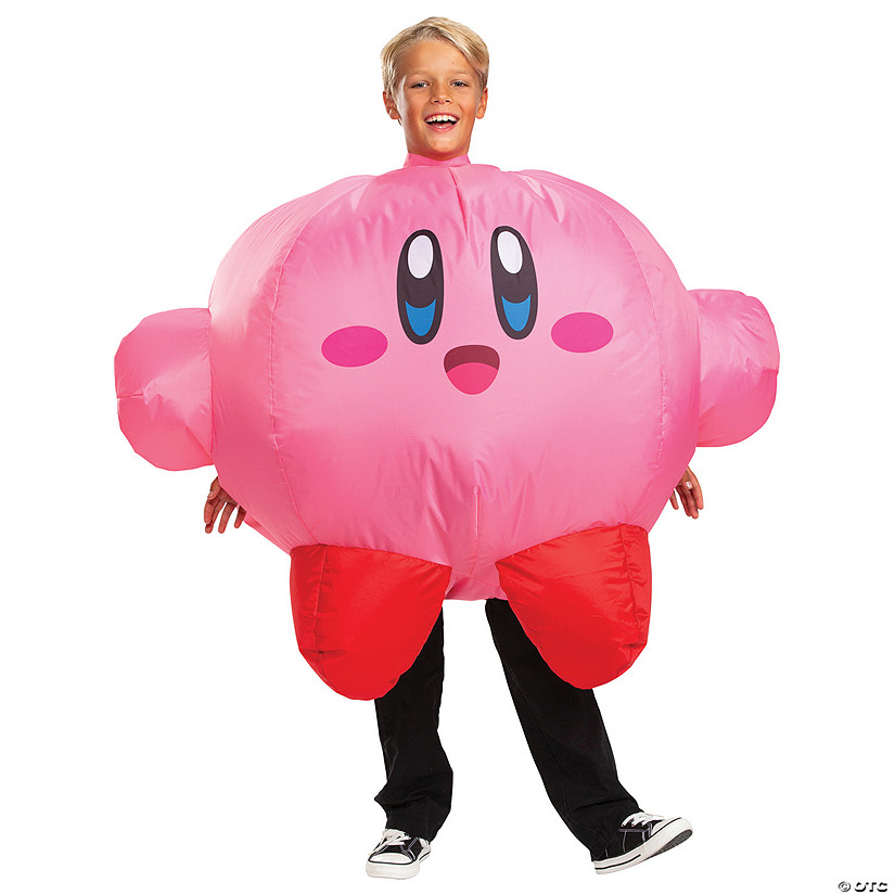 Kids Kirby Inflatable Costume Image
