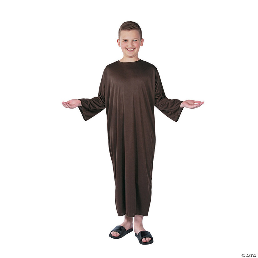 Kids&#8217; L/XL Brown Nativity Gown Image