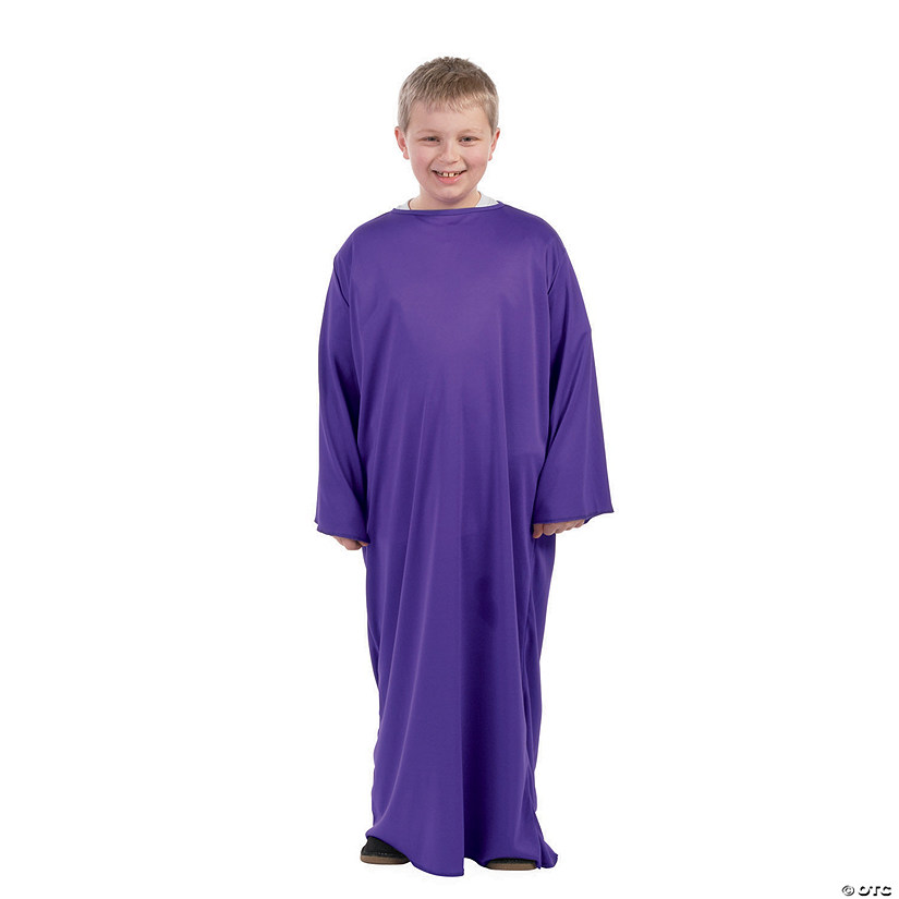 Kids L/XL Purple Nativity Gown Image