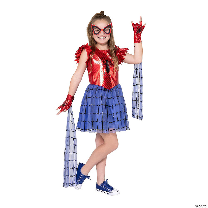 Kids Marvel Spider-Man&amp;#8482; Spider-Man Dress Costume Image