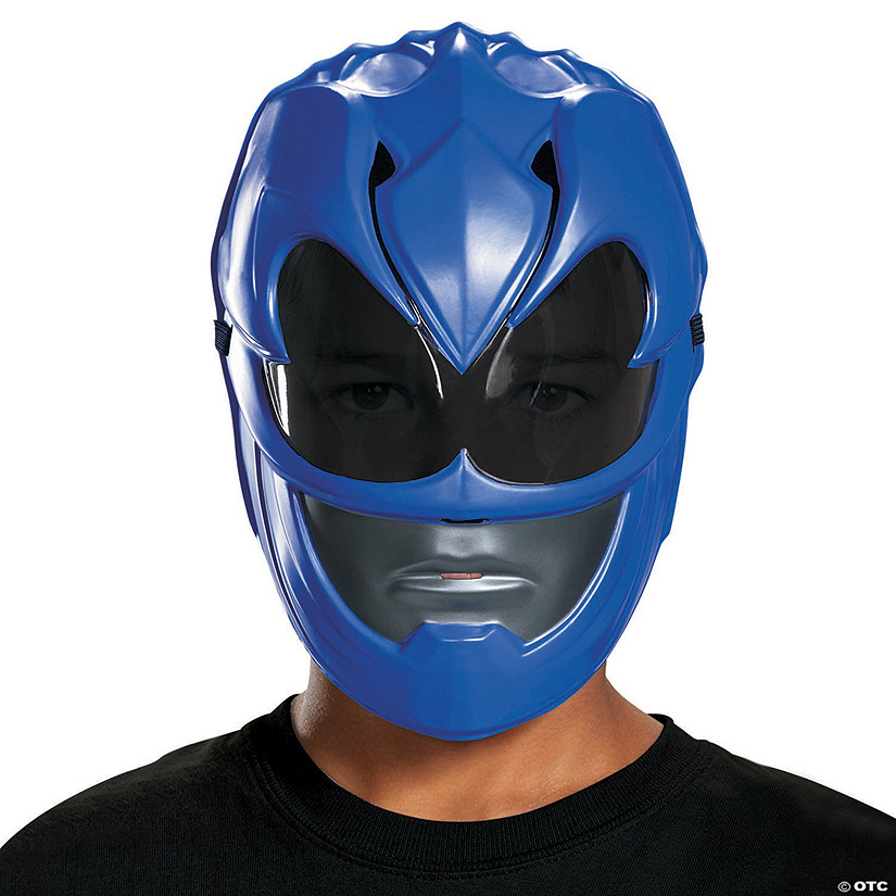 Kid's Mighty Morphin Power Rangers Blue Ranger Vacuum Mask Image