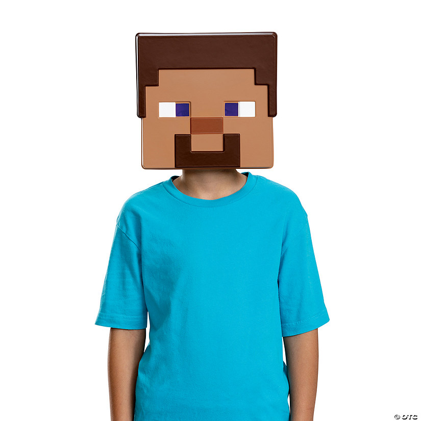 Kids Minecraft&#8482; Steve 3D Paper Mask Image