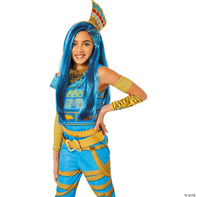 Kids Monster High&#8482; Cleo De Nile Two-Tone Polyester Wig Image