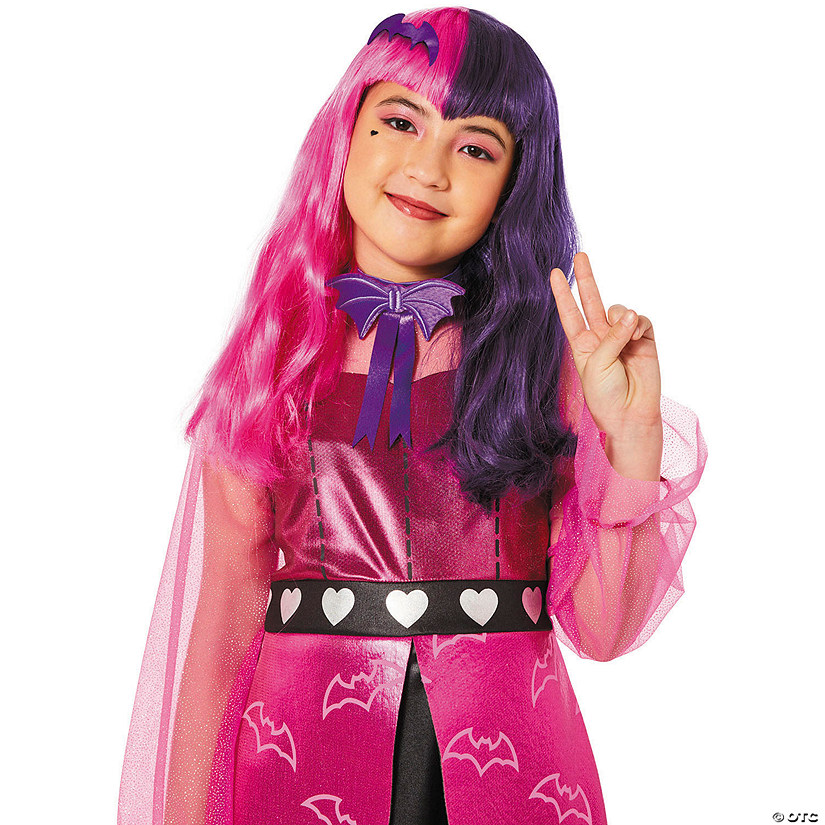 Kids Monster High&#8482; Draculaura Polyester Wig Image