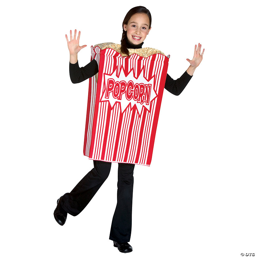 Kids Movie Night Popcorn Costume Image