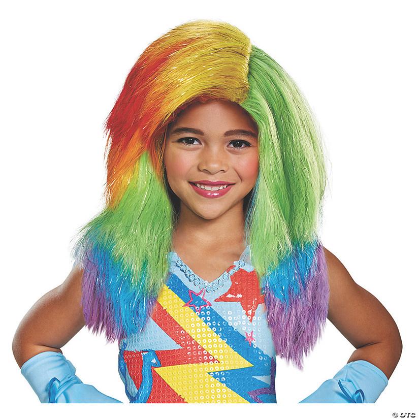 Kid's My Little Pony Rainbow Dash Wig Image