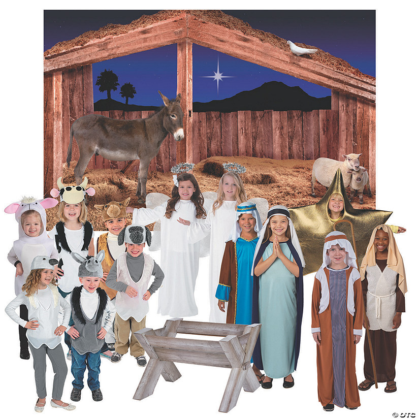 Kids Nativity Pageant Costume Kit - 32 Pc. Image