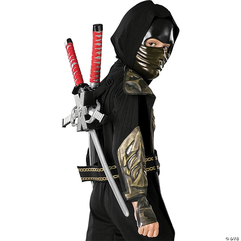 Kids Ninja Weapon Backpack Set Costume Accessory Image