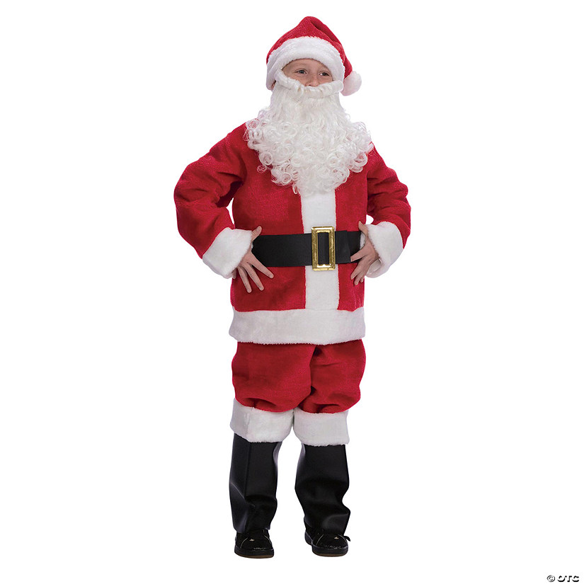 Kids Plush Santa Suit Image