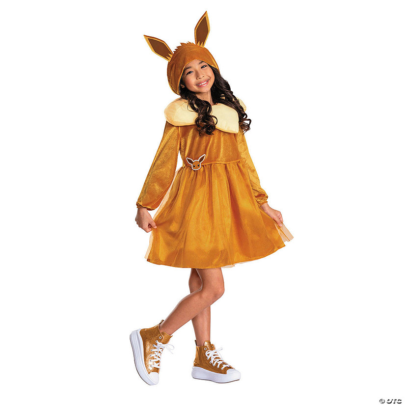 Kids Pok&amp;#233;mon&amp;#8482; Eevee Hooded Dress Costume Image