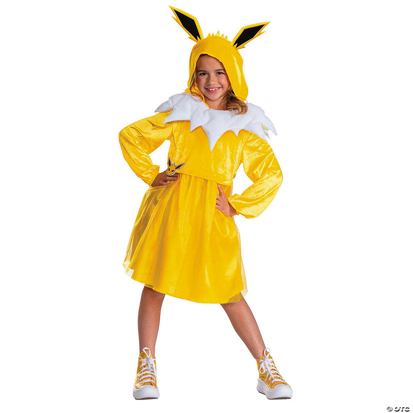 Kids Pok&amp;#233;mon&amp;#8482; Jolteon Hooded Dress Costume Image