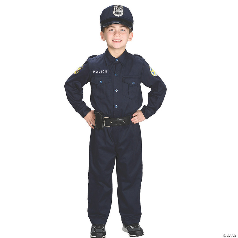 Kid's Police Costume - Small Image