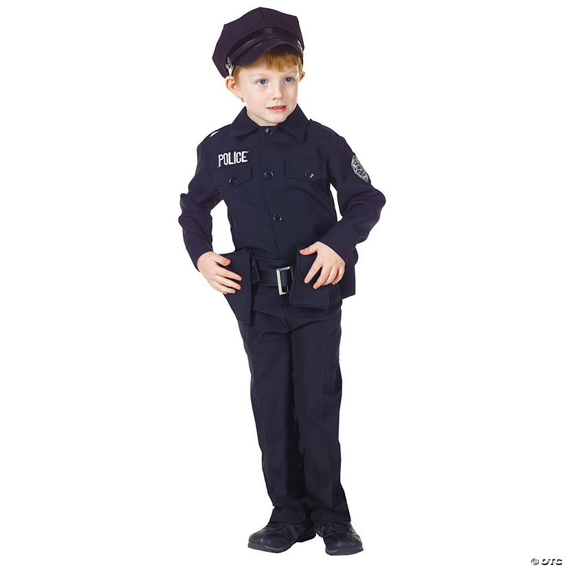 Kids Police Officer Costume Image