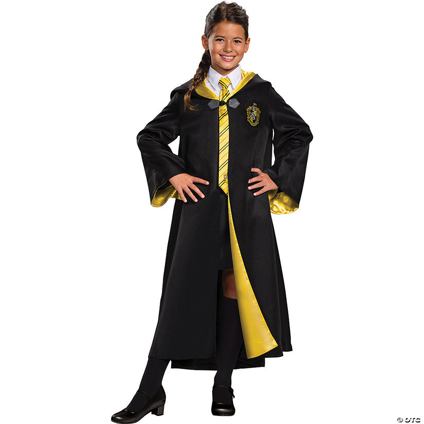 Kids Prestige Harry Potter Hufflepuff Robe - Medium 7-8 Image