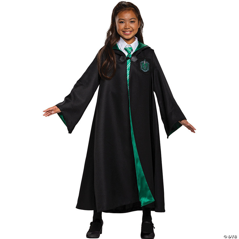 Kid's Prestige Harry Potter Slytherin Robe - Medium Image