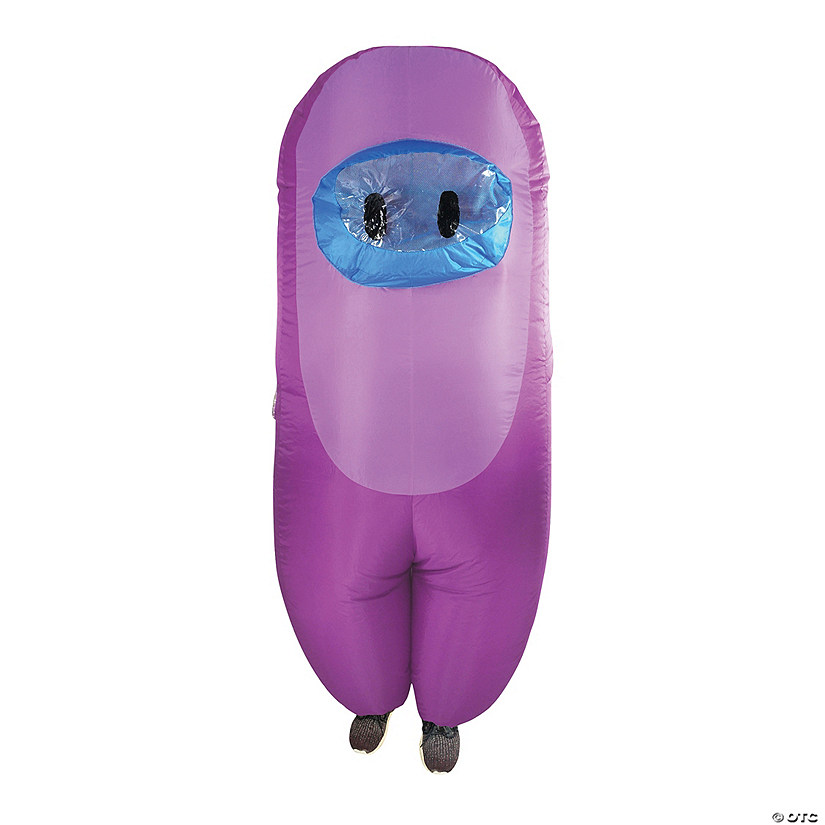 Kids Purple Inflatable Crewmate Killer Costume Image