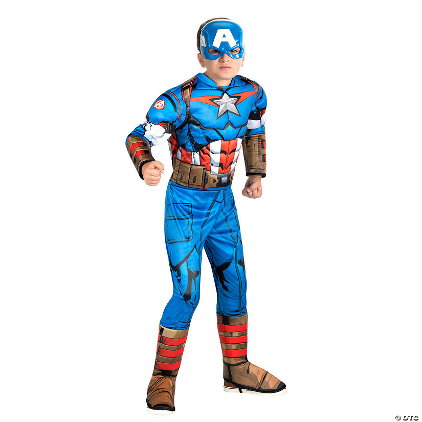 Kids Qualux Captain America (Steve Rogers) Costume Image