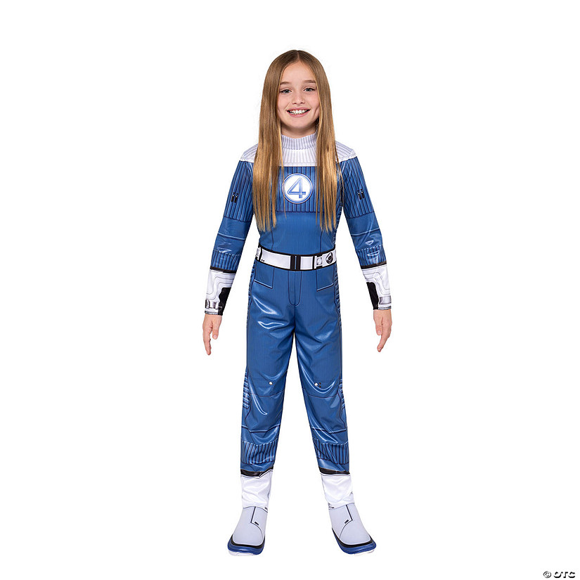 Kids Qualux Marvel The Fantastic Four: First Steps&amp;#8482; Invisible Woman Jumpsuit Costume Image