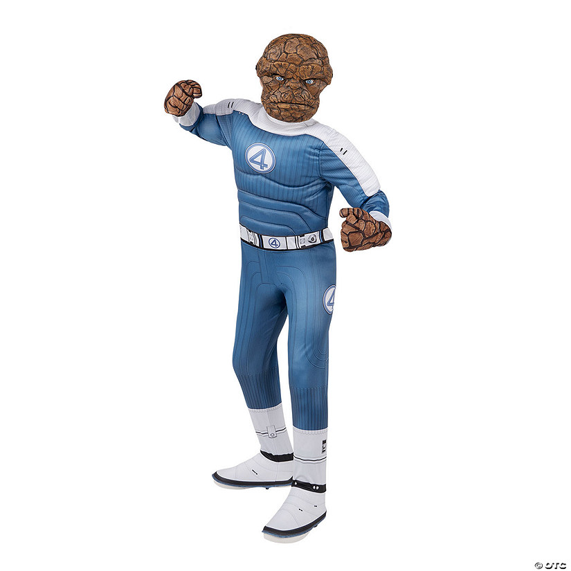 Kids Qualux Marvel The Fantastic Four: First Steps&amp;#8482; The Thing Jumpsuit Costume Image