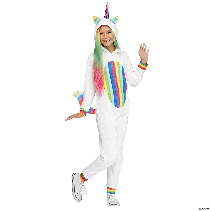 Kids Rainbow Unicorn Costume Image