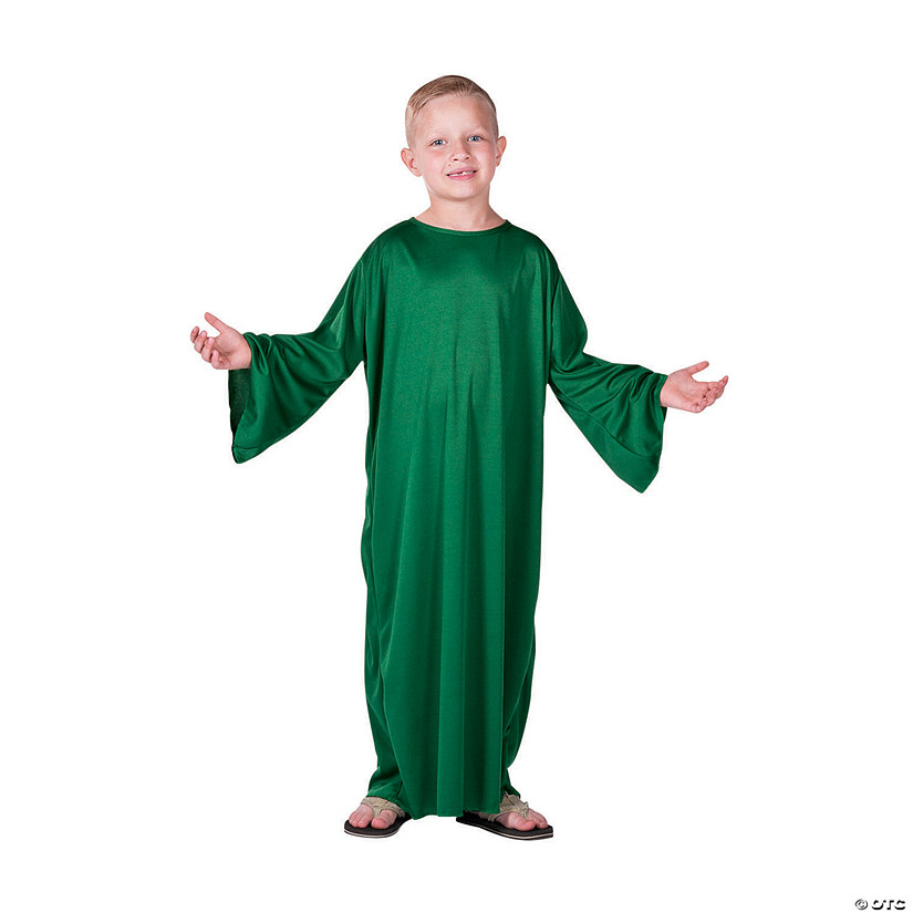 Kids&amp;#8217; S/M Green Nativity Gown Image