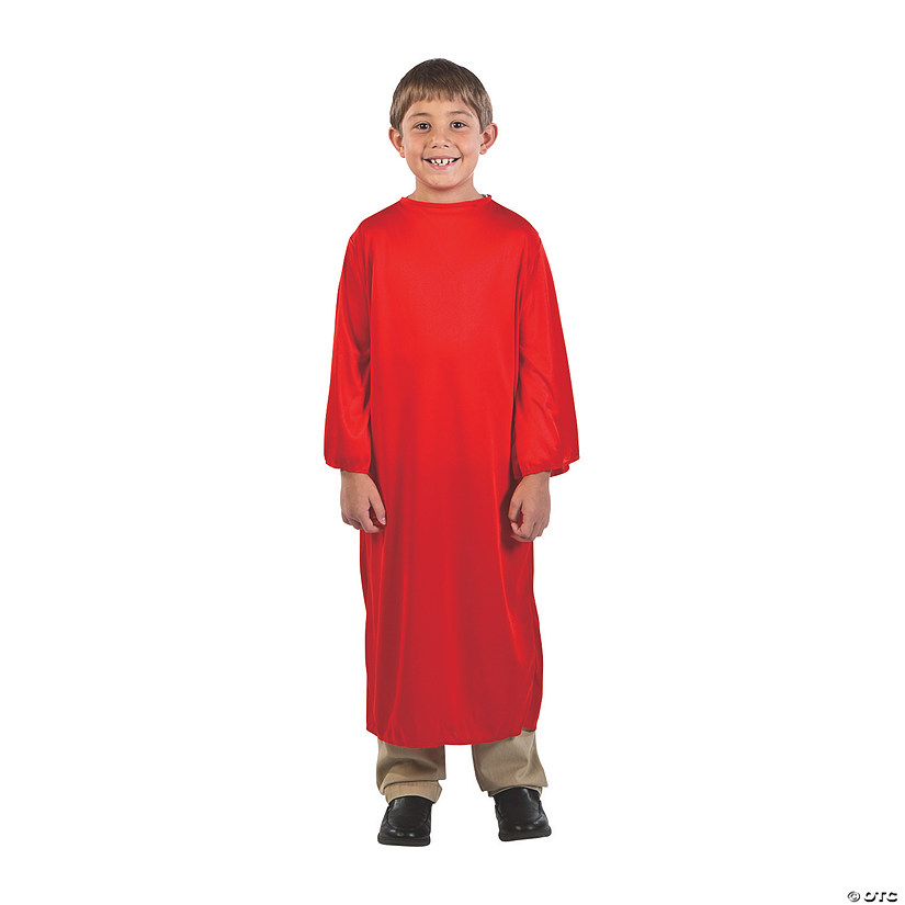 Kids' S/M Red Nativity Gown Image