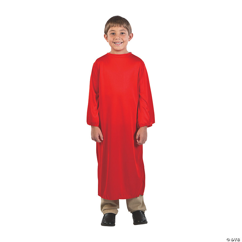 Kids S/M Red Nativity Gown Image